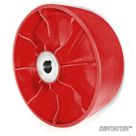 Drive Wheel 6" Glass Filled Nylon Orange (5/8" Bore)