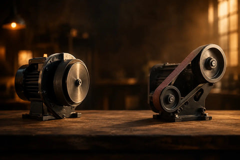 Direct Drive Versus Belt Drive for 2x72 Grinders