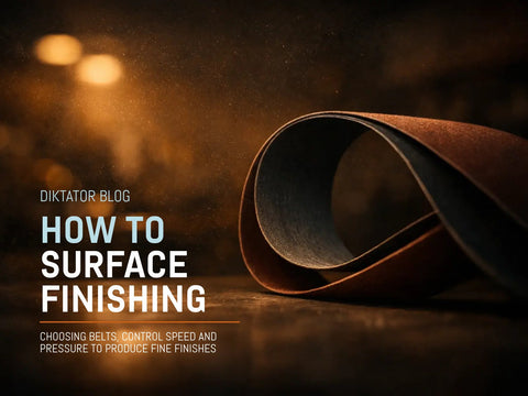 Surface Finishing With a 2x72 Belt Grinder