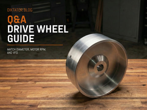 What Size Drive Wheel for a 2x72 Grinder?