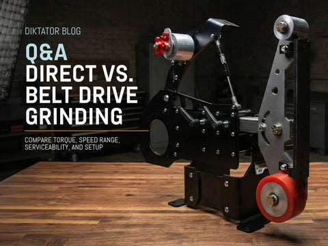 Direct Drive Versus Belt Drive for 2x72 Grinders