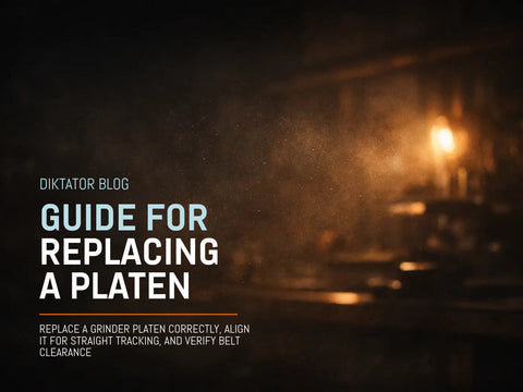 Replace a Grinder Platen Correctly in 7 Steps