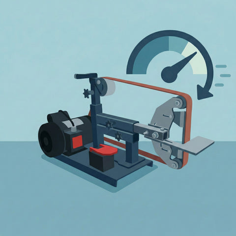 Belt Speed for 2x72 Grinders, Made Simple