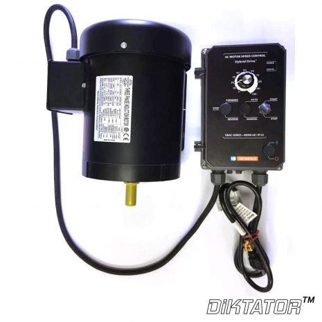 1 HP Motor With VFD - RPM3600 (Wired for 220V)