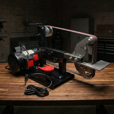 Das Toobinator 2x72 Belt Grinder 1.5 HP Kit+