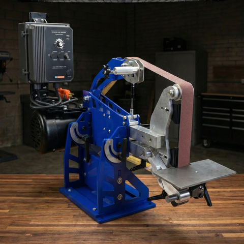 Diktator MAX 2x72 Tilting Belt Grinder 2 HP VFD Kit