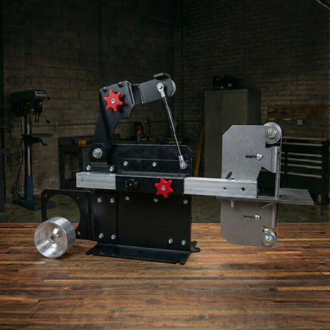 Mini Diktator 2x72 Belt Grinder (Aluminum Wheels)