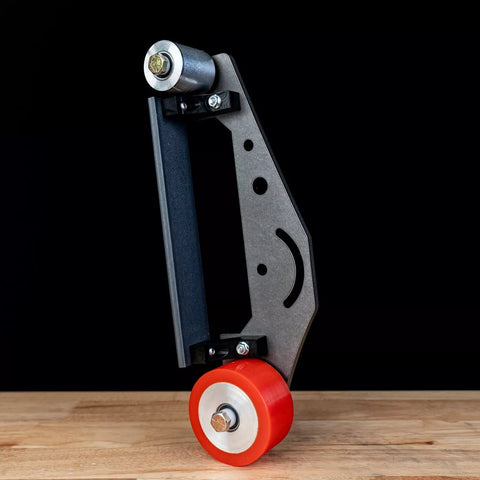 D-Backing Plate with 11-1/4 in. Platen for Bandit 2x72 Belt Grinder