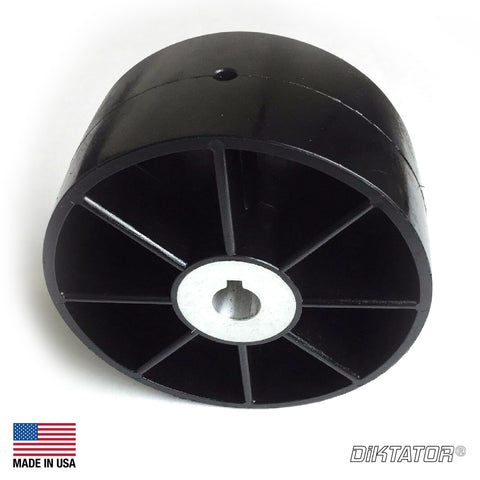 Drive Wheel 5" Glass Filled Nylon Black (24mm Bore)