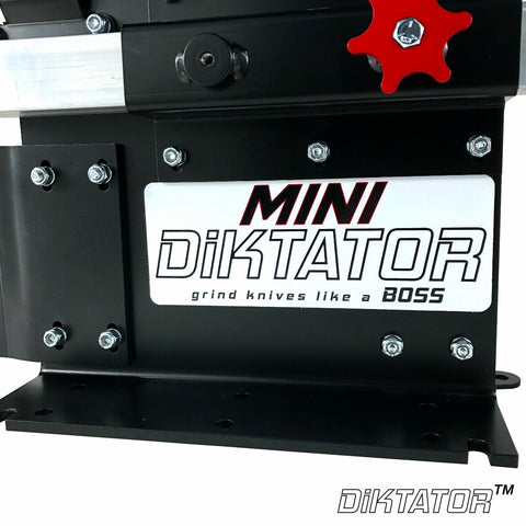 Mini Diktator 2x72 Belt Grinder (Aluminum Wheels)