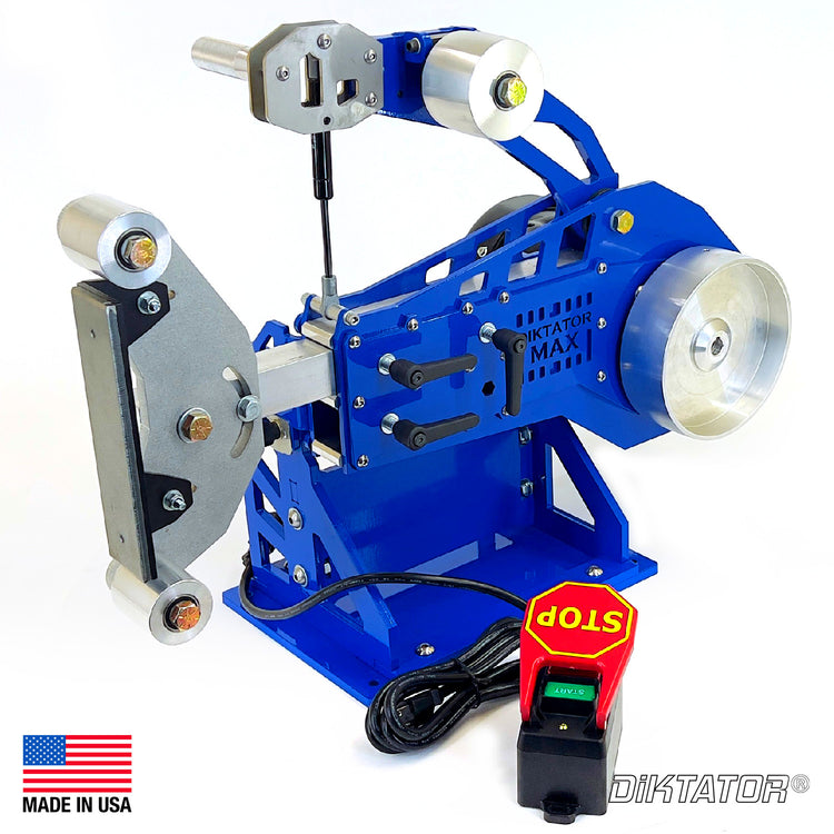 MAX 2x72 Belt Grinder with 1.5HP Motor, Safety Switch and 7" Drive Wheel