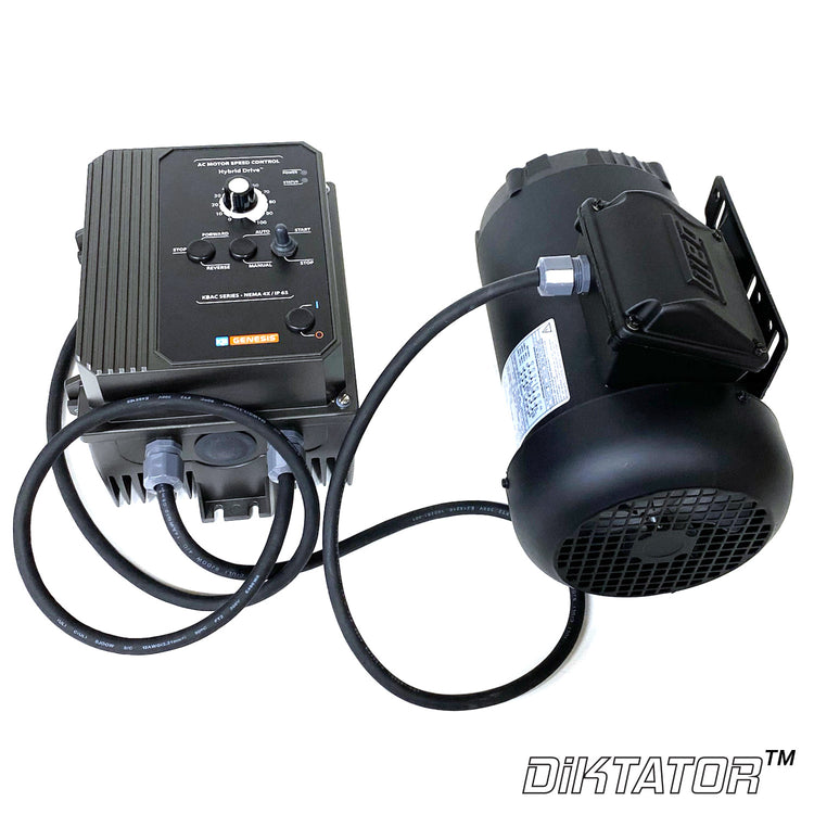 2 HP Motor With VFD - RPM3450 Package (Wired for 110V)