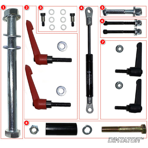 Hardware Kit for Bandit 2x72 Belt Grinder