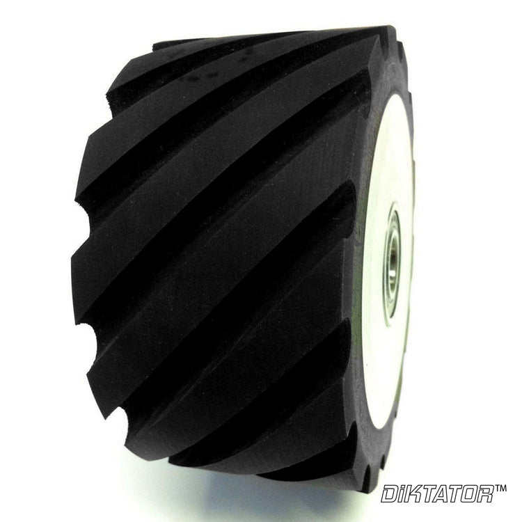Rubber Wheel 4" (Serrated) for 2x72" Belt Grinder