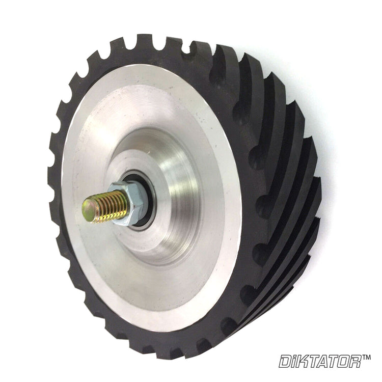 Rubber Wheel 6" (Serrated ) for 2x72" Belt Grinder